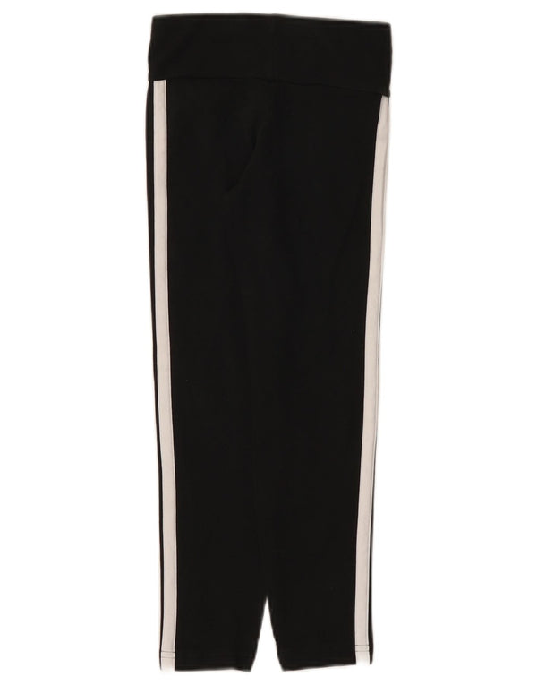 Leggings pentru fete Adidas 7-8 ani bumbac negru