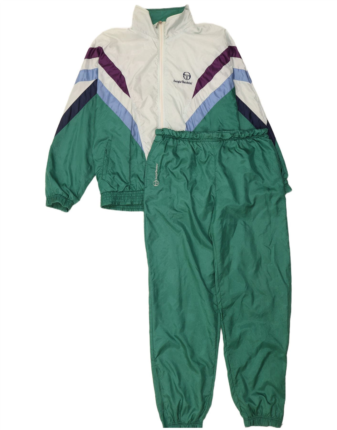 Trening complet pentru bărbați SERGIO TACCHINI IT 50 Medium Green Colorblock