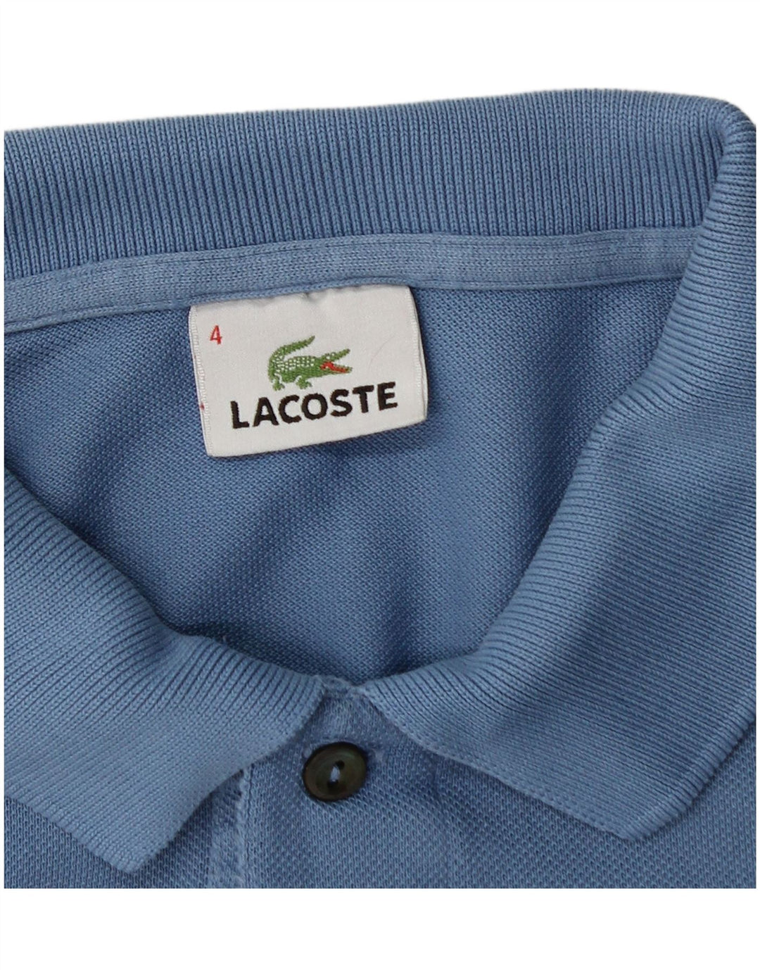 Tricou polo Lacoste pentru bărbați mărimea 4 albastru mediu