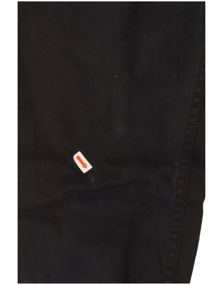 SUPERDRY Blugi largi Copperfill pentru bărbați W34 L32 bumbac negru