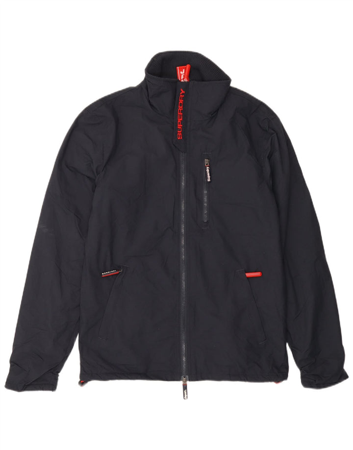 SUPERDRY Windhiker Windbreaker Jacket pentru bărbați UK 36 Small Bleumarin