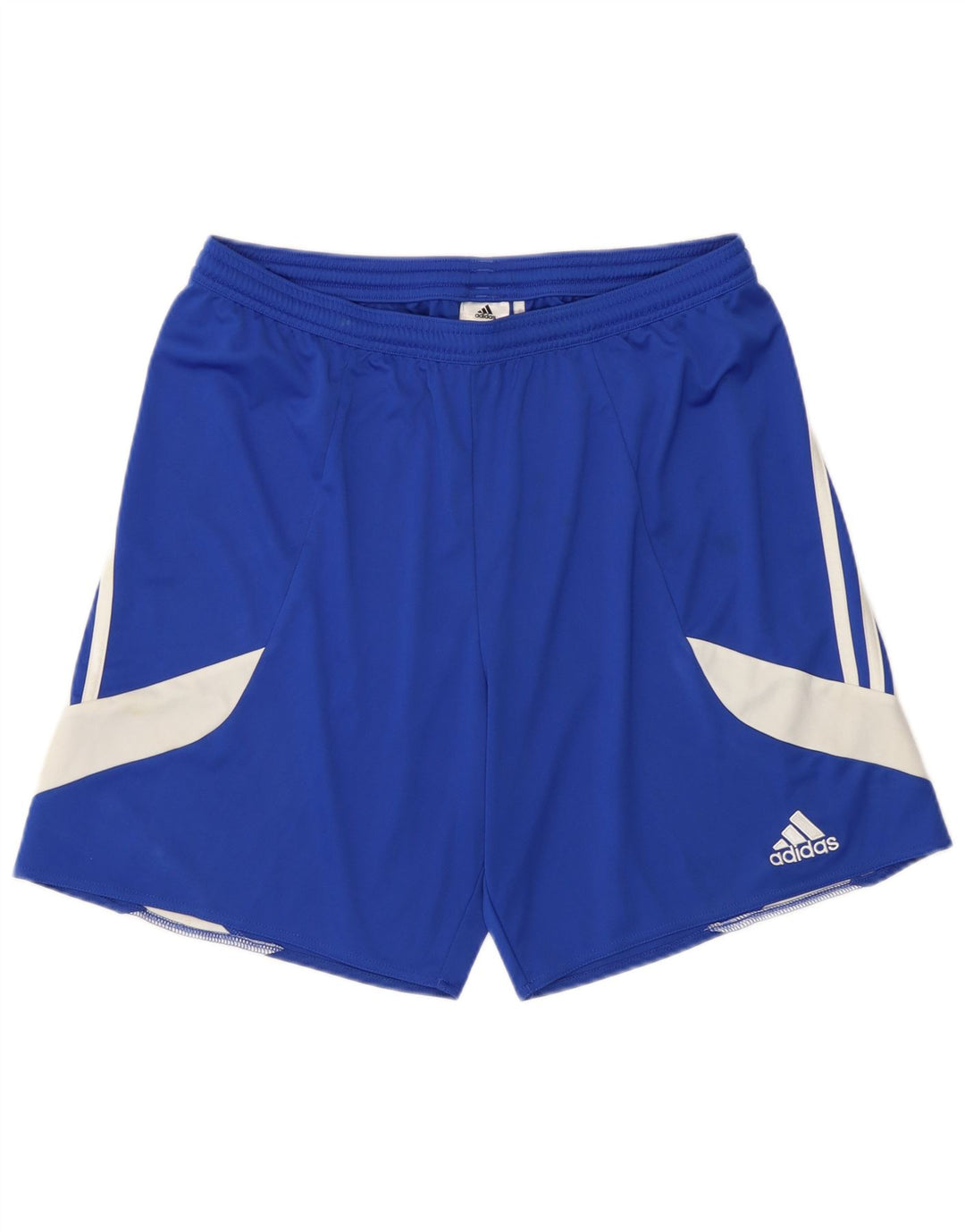 Pantaloni scurți sport pentru bărbați Adidas Climalite, mari, albastru, poliester color bloc