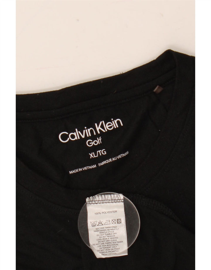 Tricou Calvin Klein pentru bărbați Top XL Poliester negru