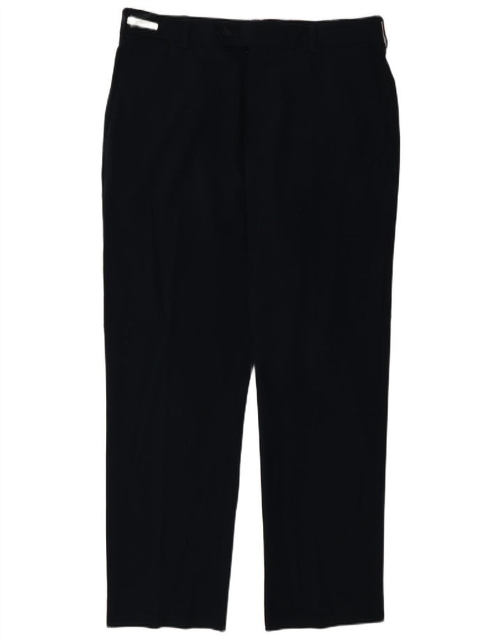 Farah Pantaloni casual drepti pentru bărbați L34 L29 Poliester bleumarin
