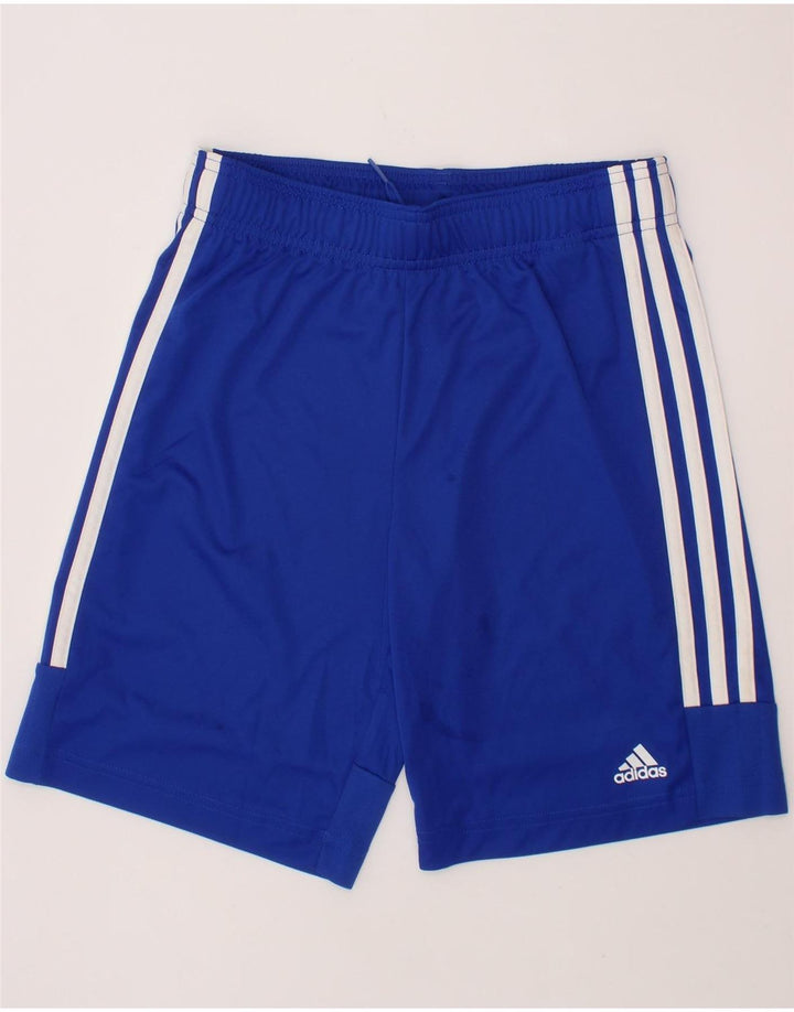 Pantaloni scurți sport Aeroready ADIDAS 11-12 ani poliester albastru