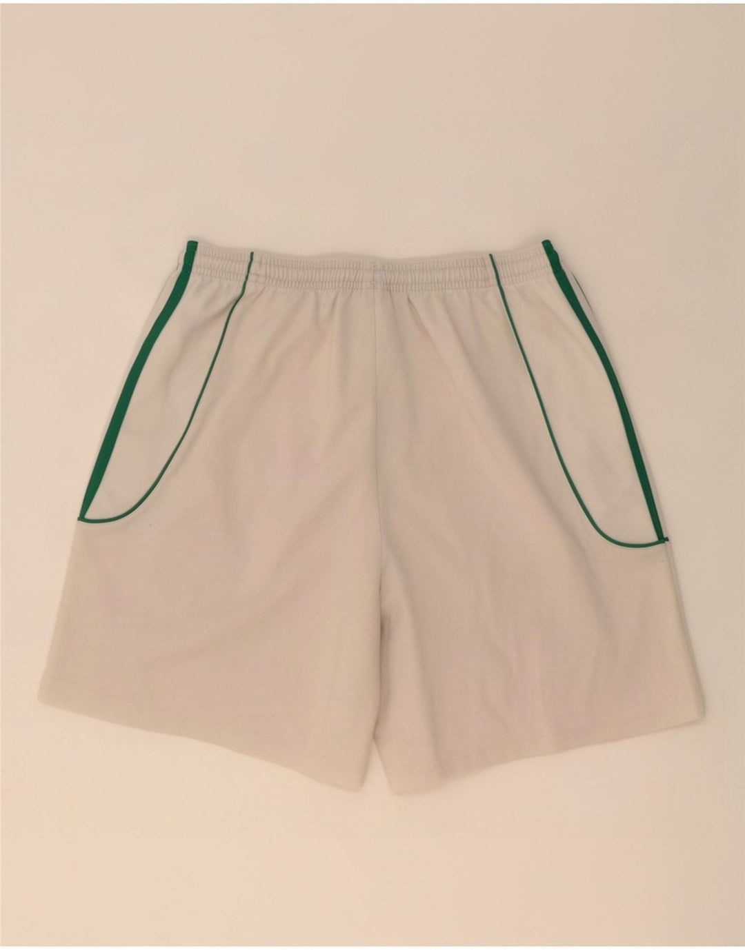 Pantaloni scurți sport pentru bărbați Adidas Climalite, poliester alb mediu