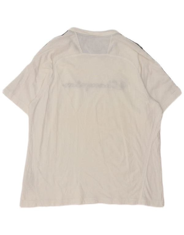 Tricou grafic pentru bărbați Champion Top XL Bumbac color bloc alb