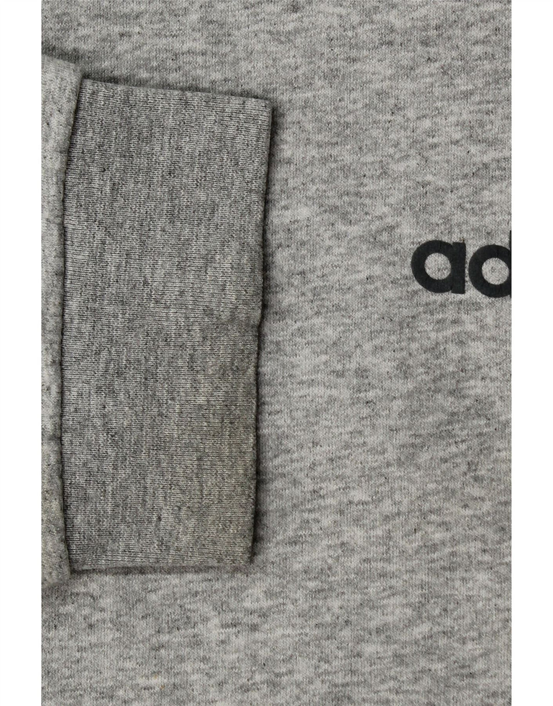 Hanorac grafic pentru bărbați ADIDAS Pulover mare din bumbac gri