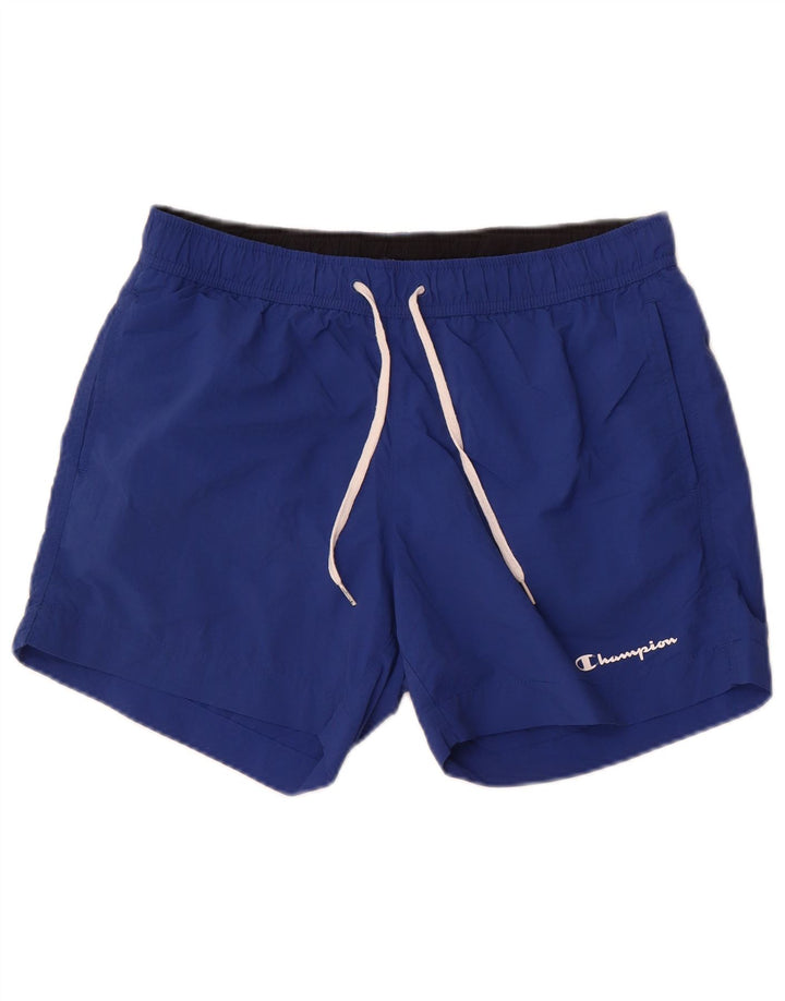 Pantaloni scurți de înot Champion pentru bărbați, poliamidă albastră medie