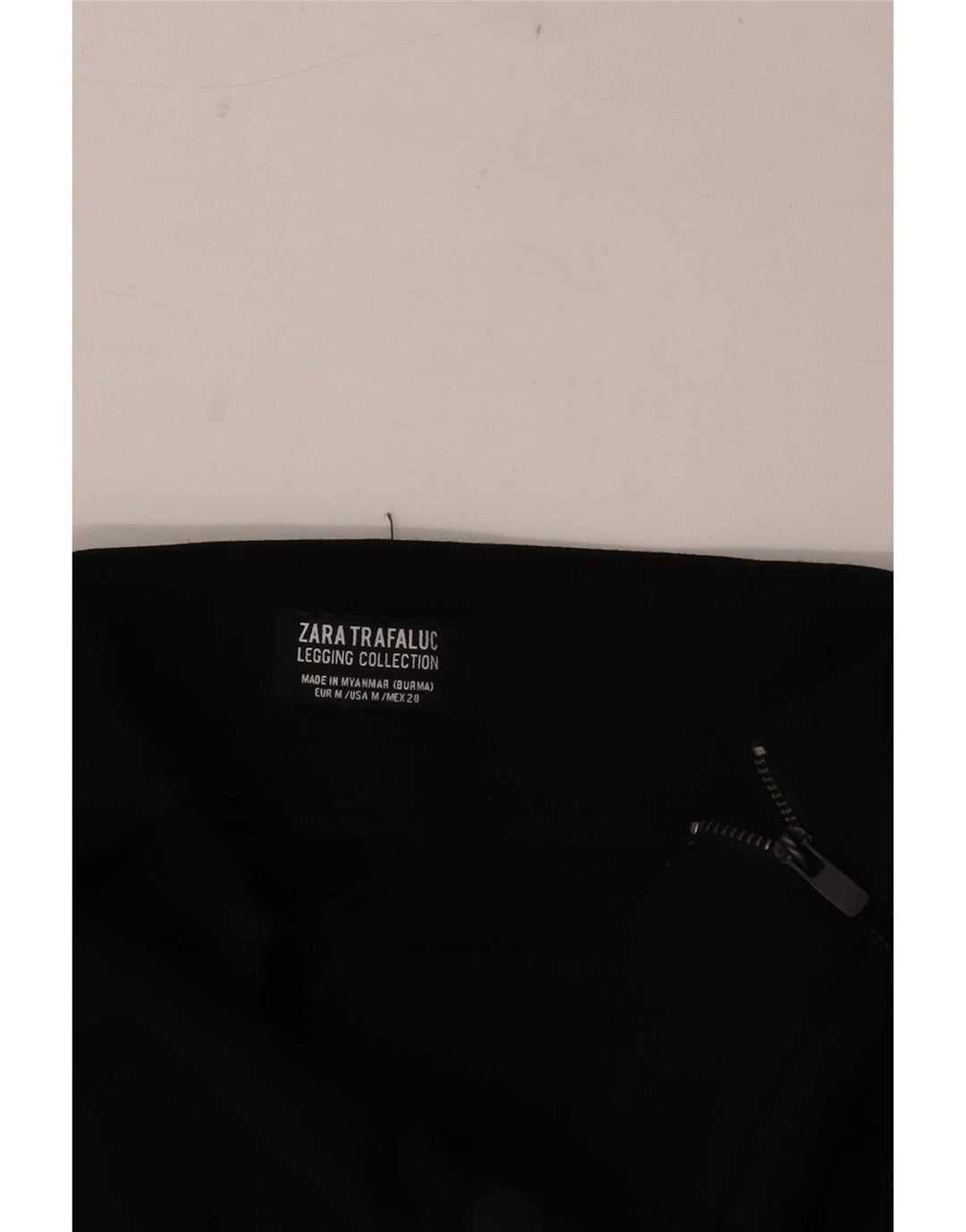 Leggings pentru femei Zara UK 14 Medium Black