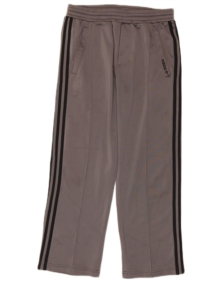 Pantaloni de trening Adidas pentru bărbați, poliester, gri mic