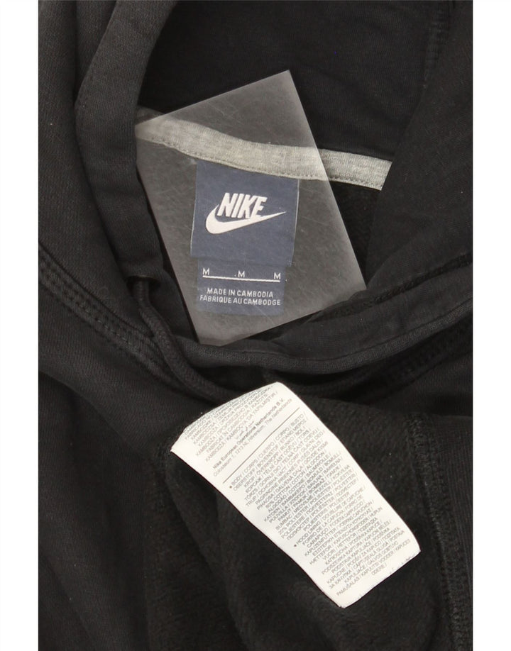 Pulover Nike pentru bărbați, bumbac mediu negru