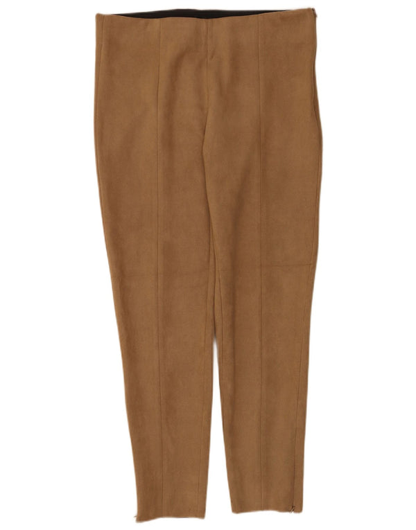 Pantaloni skinny casual pentru femei Zara XL W32 L26 maro