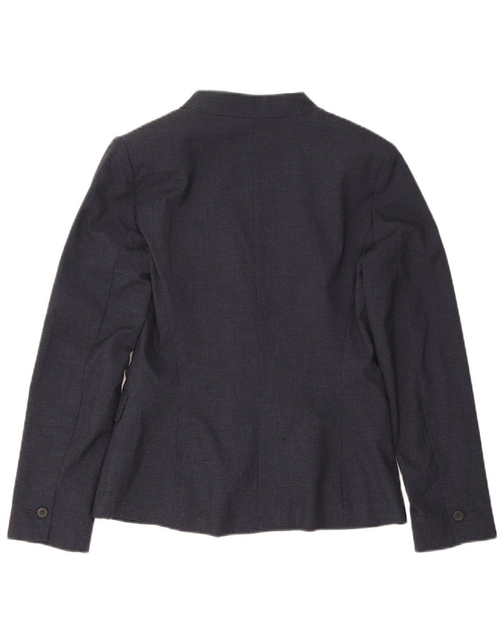 Jachetă pentru femei Zara cu 1 nasture EU 38 Poliester bleumarin mic