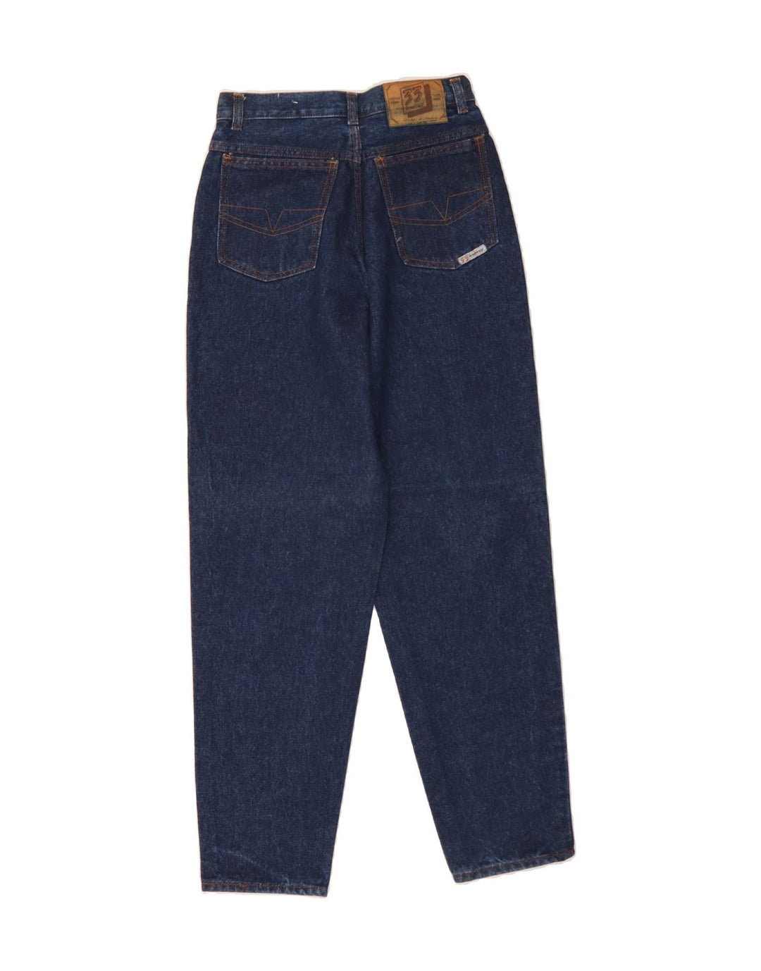 BASIC Womens High Waist Jeans W26 L29 Blue Cotton Vintage Basic and Second-Hand Basic from Messina Hembry 