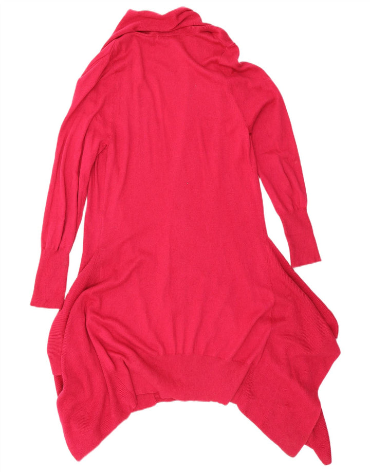 Pulover cardigan asimetric pentru femei Marks & Spencer UK 12 Roz mediu