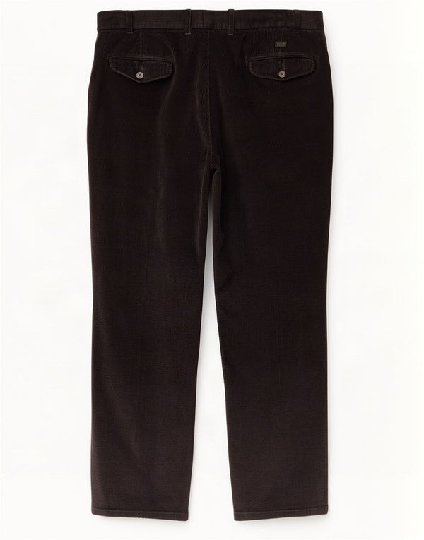 Pantaloni drepti din catifea pentru bărbați Marks & Spencer, Blue Harbour, L40 L31, bleumarin