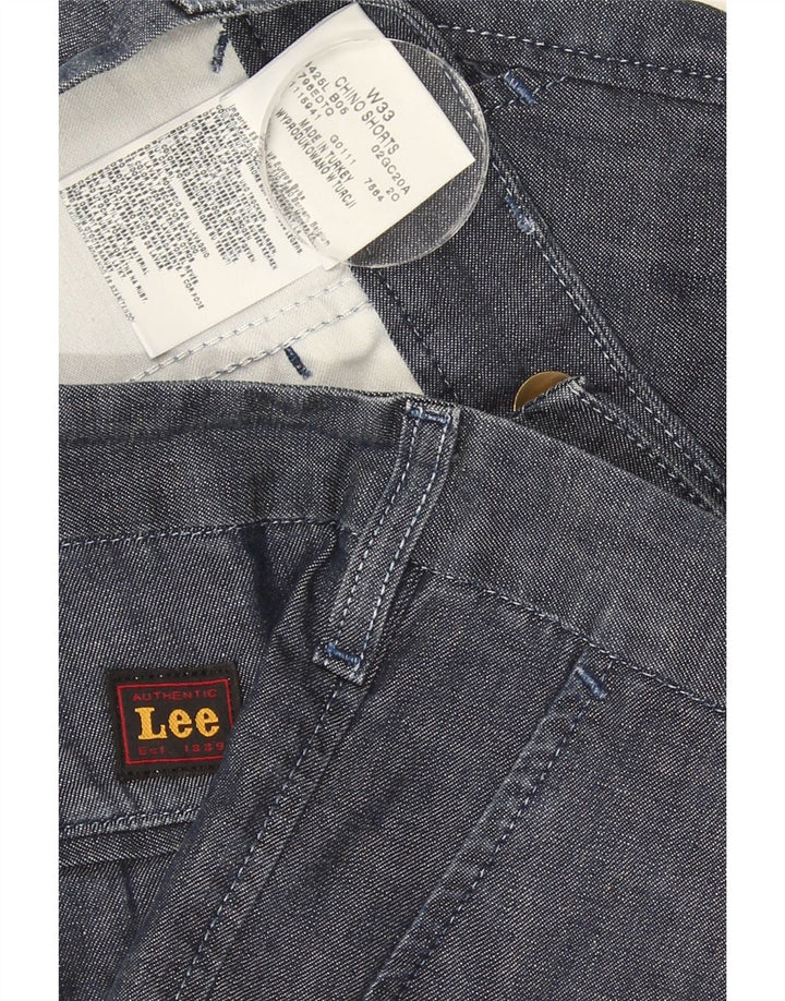 Pantaloni scurți chino pentru bărbați Lee W33, bumbac, albastru bleumarin mediu