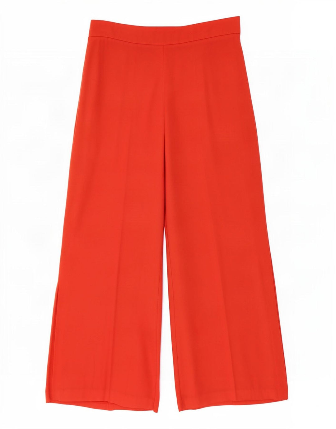 Pantaloni Capri pentru femei cu picioare largi Zara Mediu L28 L22 Poliester portocaliu