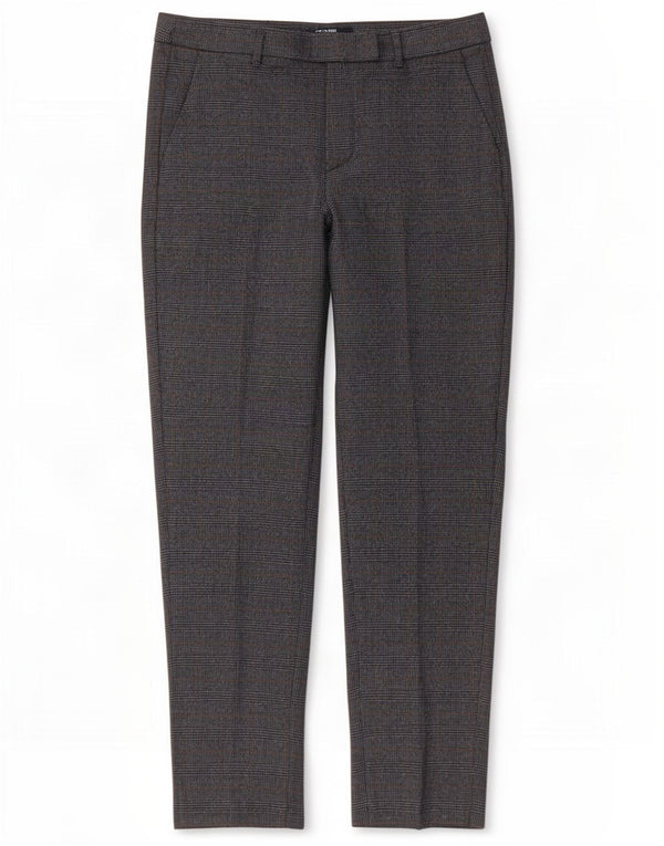Marks & Spencer Womens Chino Trousers UK 14 Medium W32 L27 Grey Plaid