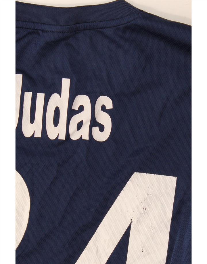 Bărbați NIKE Dri Fit Graphic Top cu mânecă lungă, mediu, bleumarin, color block