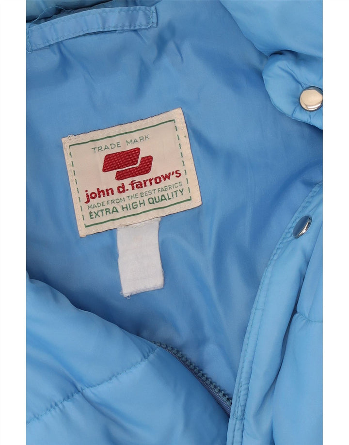 Jachetă căptușită vintage pentru bărbați UK 40 Large Blue