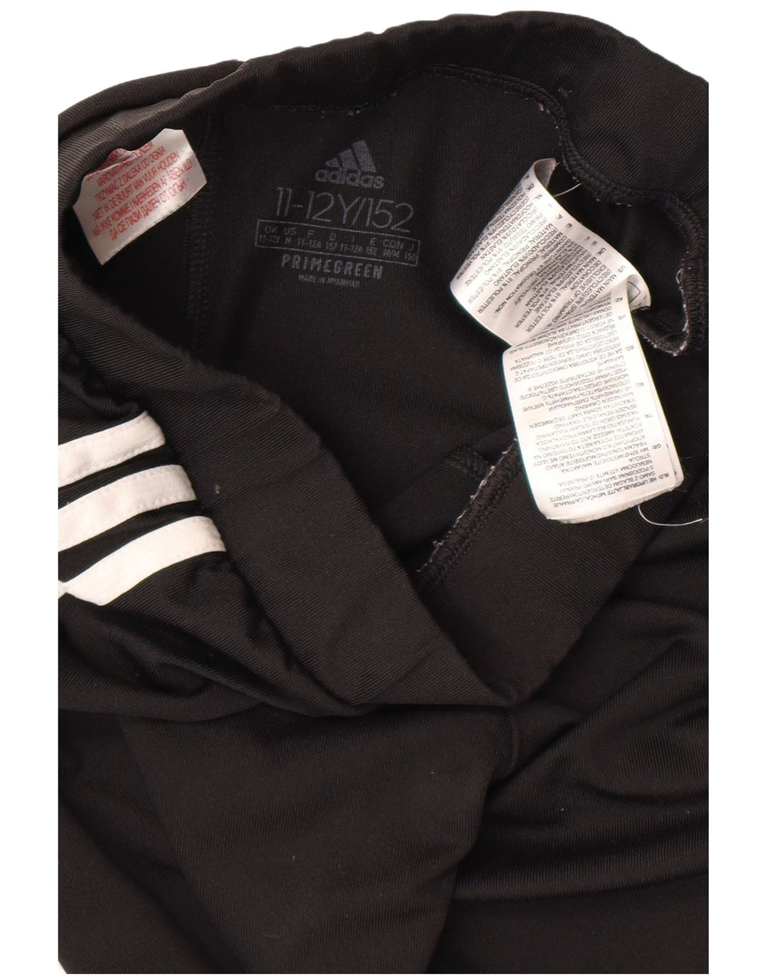 Leggings Aeroready pentru fete Adidas 11-12 ani poliester negru