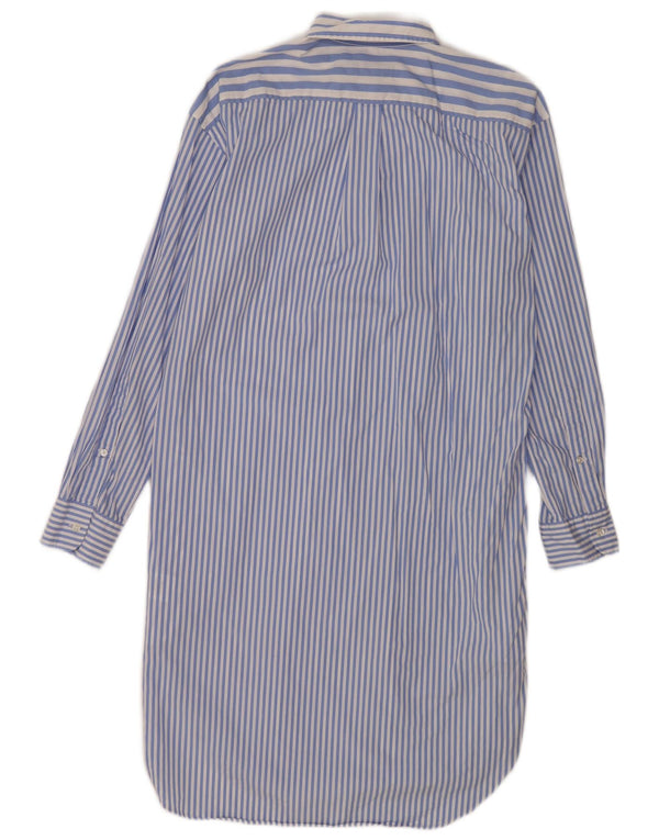 Rochie cămașă Polo Ralph Lauren pentru femei US 8 Medium Blue Striped Bumbac