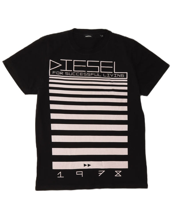 Tricou grafic pentru bărbați Diesel Top Mic Negru