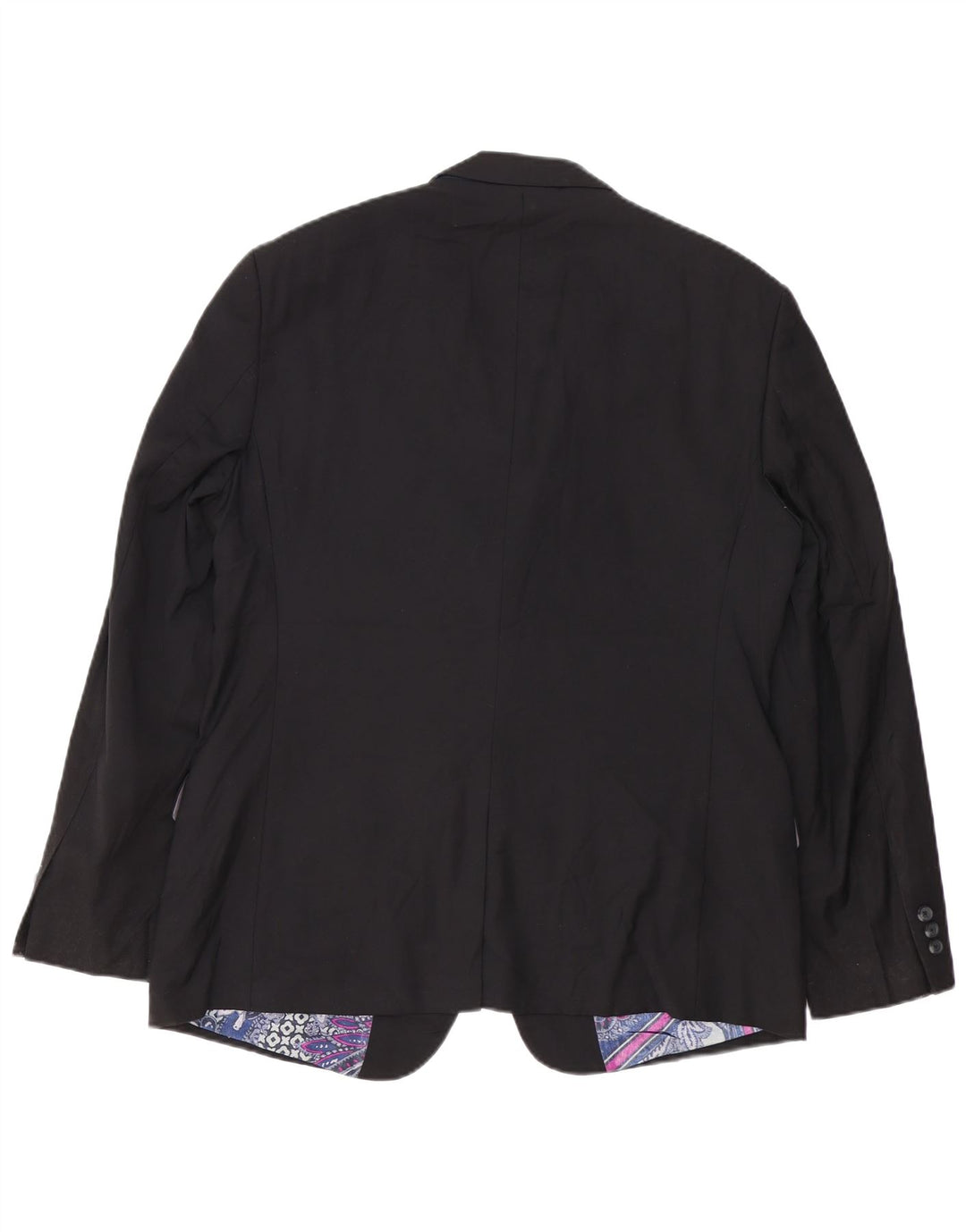 TED BAKER Jachetă pentru bărbați cu 2 nasturi, UK 42 XL, lână neagră