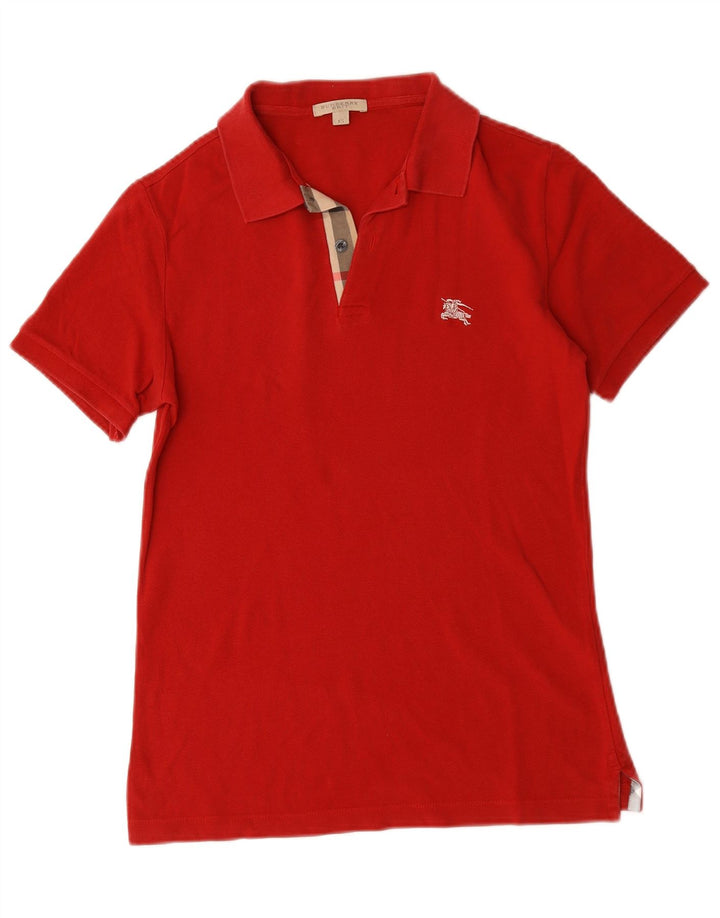 Tricou polo pentru bărbați Burberry XS Bumbac roșu