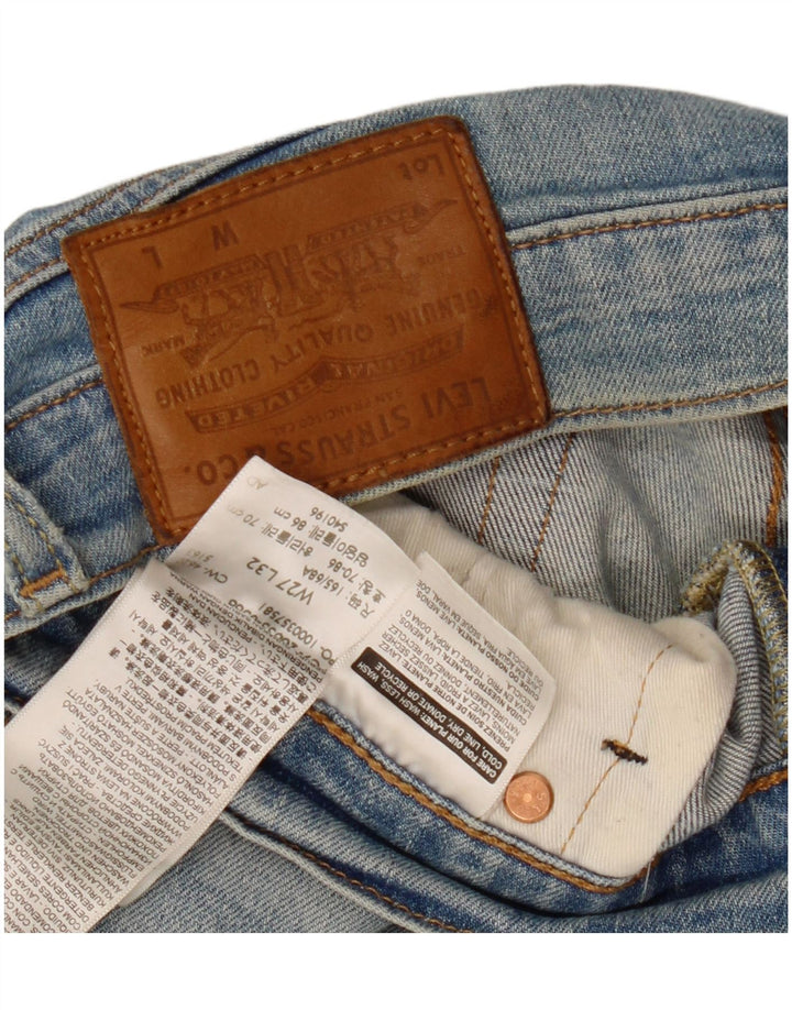 Blugi skinny de damă LEVI'S W27 L32 bumbac albastru