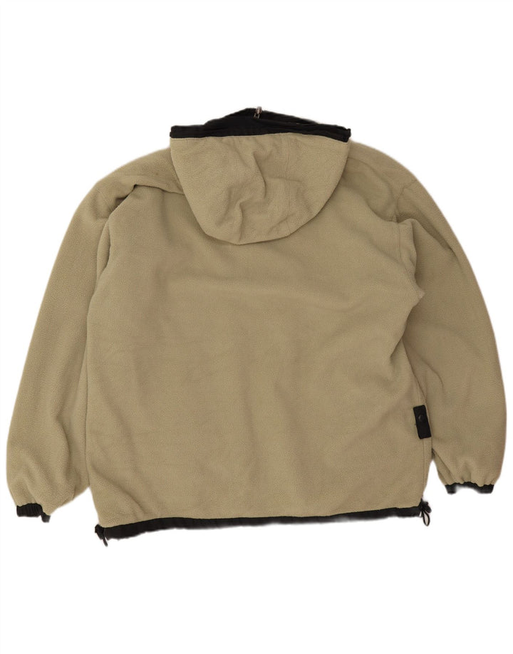 Jachetă de vânt reversibilă cu glugă pentru bărbați Kappa UK 36 Poliester negru mic