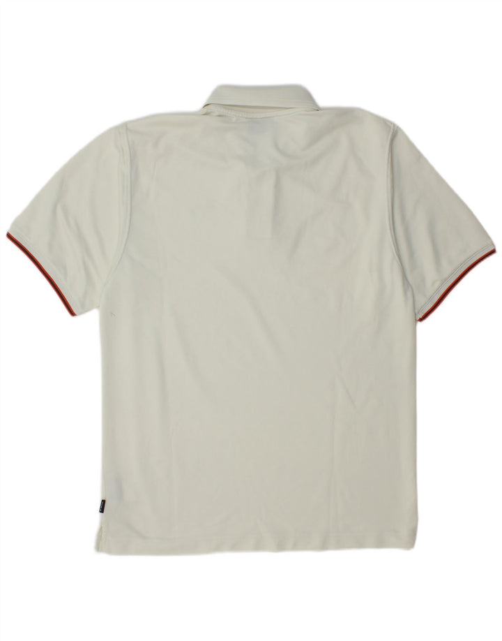 Tricou polo pentru bărbați Lotto, alb mediu