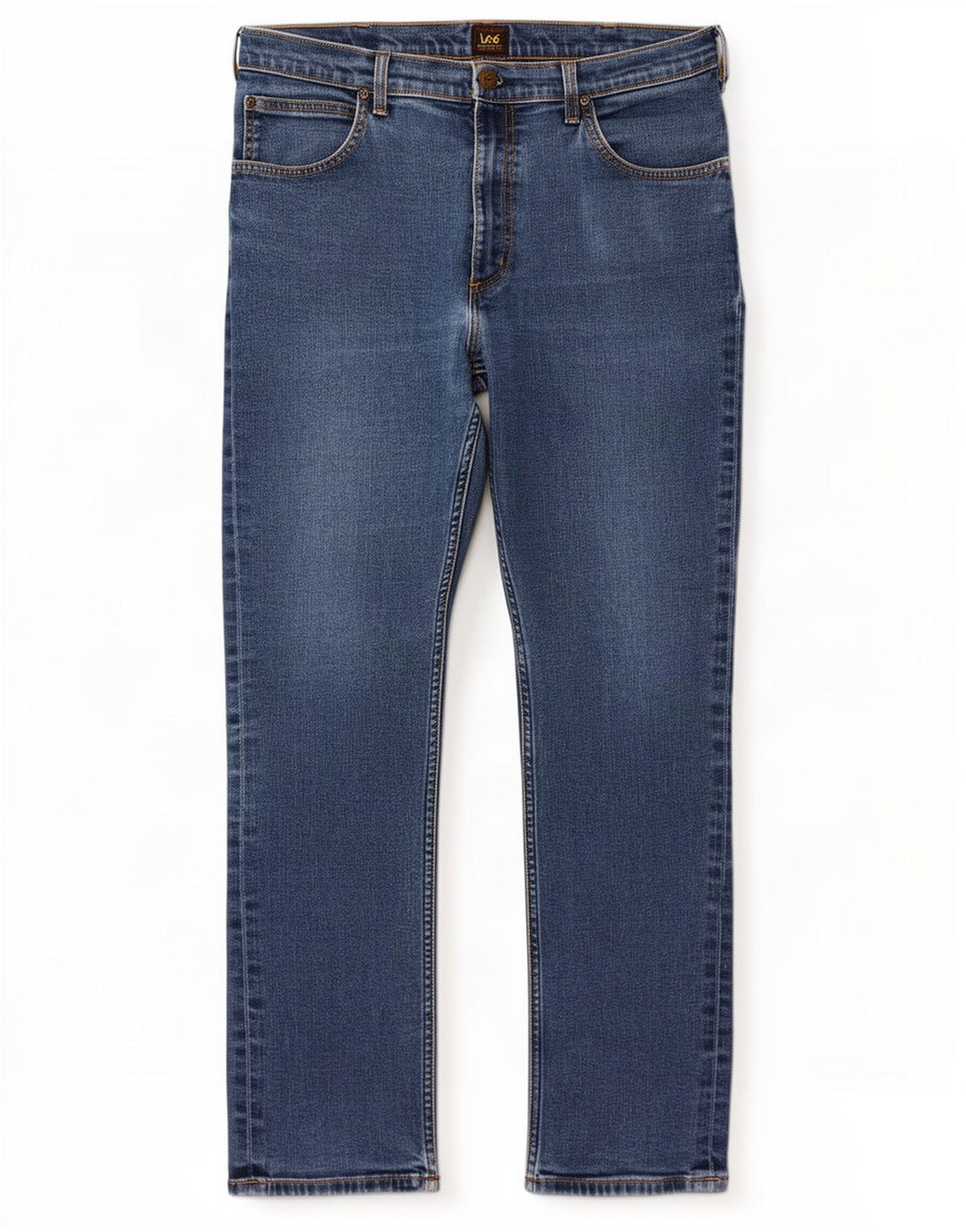 Blugi Lee Brooklyn Straight pentru bărbați W36 L32 Bumbac albastru