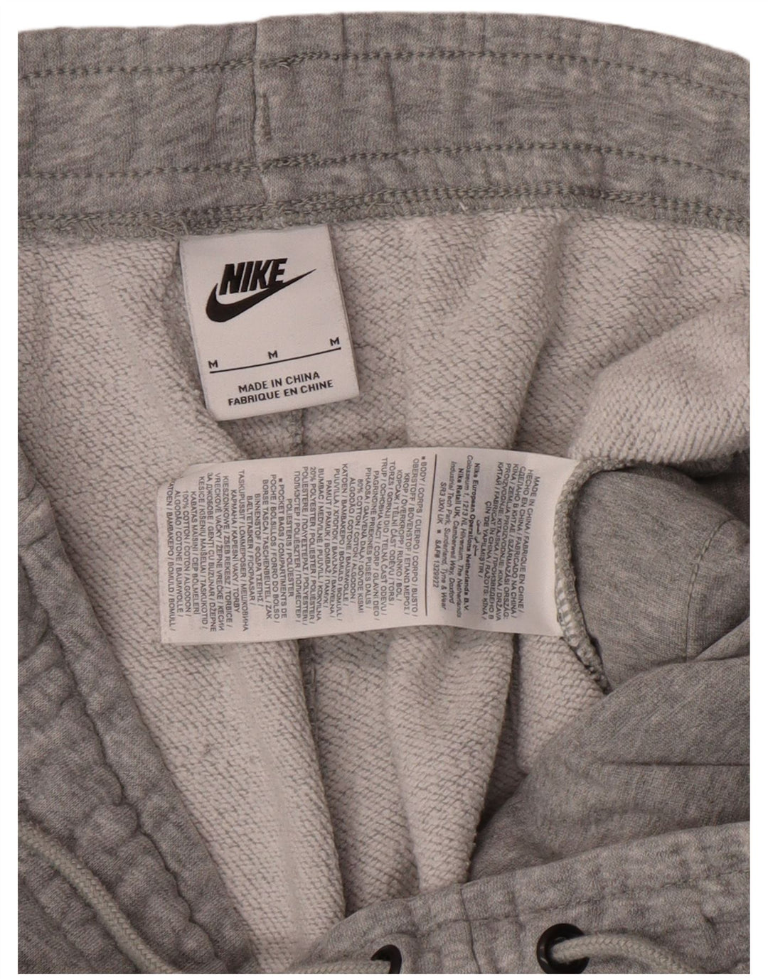 Pantaloni de trening pentru femei NIKE Pantaloni de jogging UK 14 Bumbac gri mediu