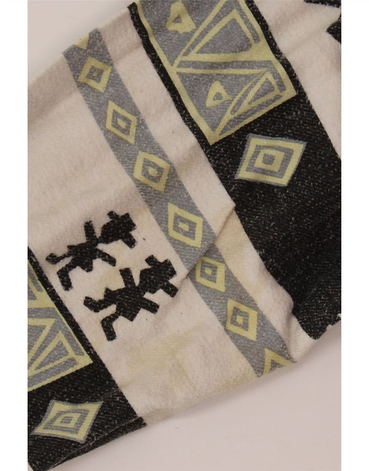 Cămașă de flanel Lumberjack VINTAGE pentru bărbați, bumbac geometric, gri mare