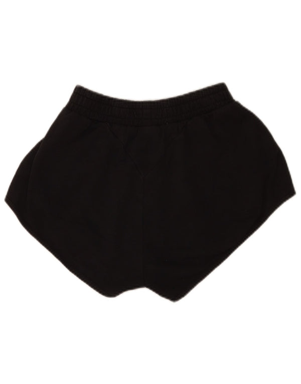 Pantaloni scurti sport pentru femei Gymshark, cu ajustare relaxată, UK 6 XS, sport negru din bumbac