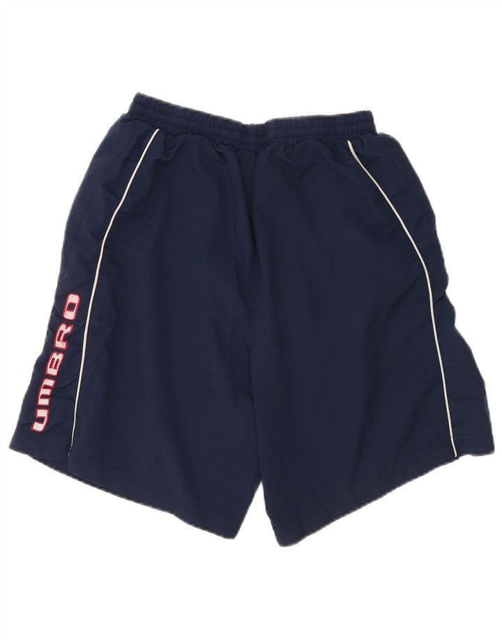 Pantaloni scurți sport grafic Umbro pentru bărbați, poliester mediu albastru