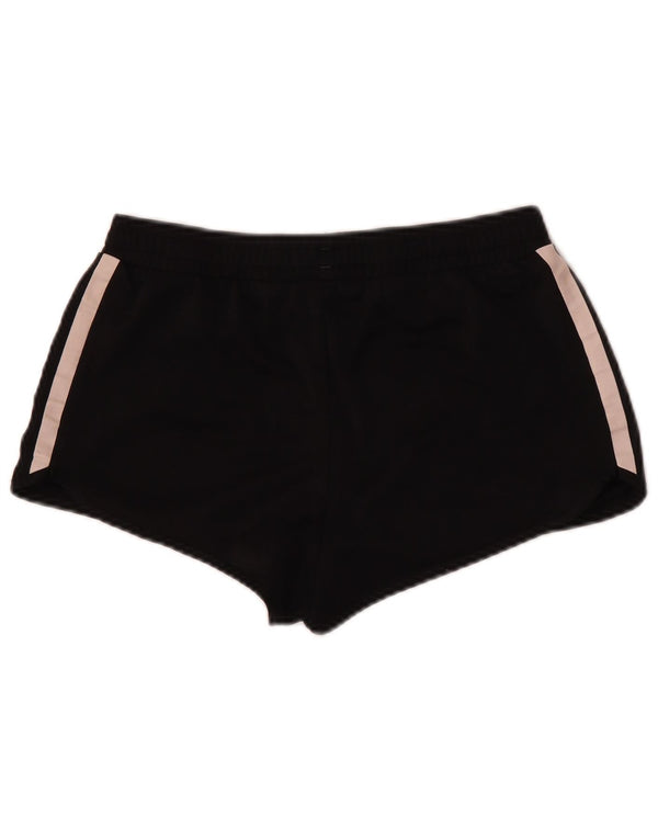 Pantaloni scurți sport Adidas pentru femei UK 14 L, poliester mediu negru