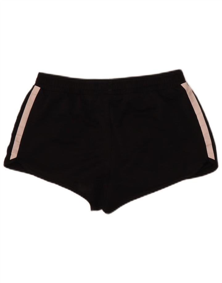 Pantaloni scurți sport Adidas pentru femei UK 14 L, poliester mediu negru