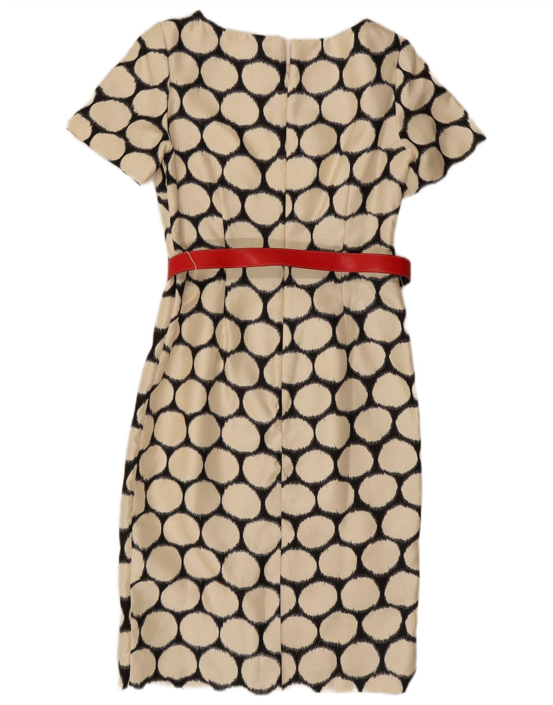 Rochie pentru femei JACQUES VERT UK 8 Mic Bej Poliester cu buline
