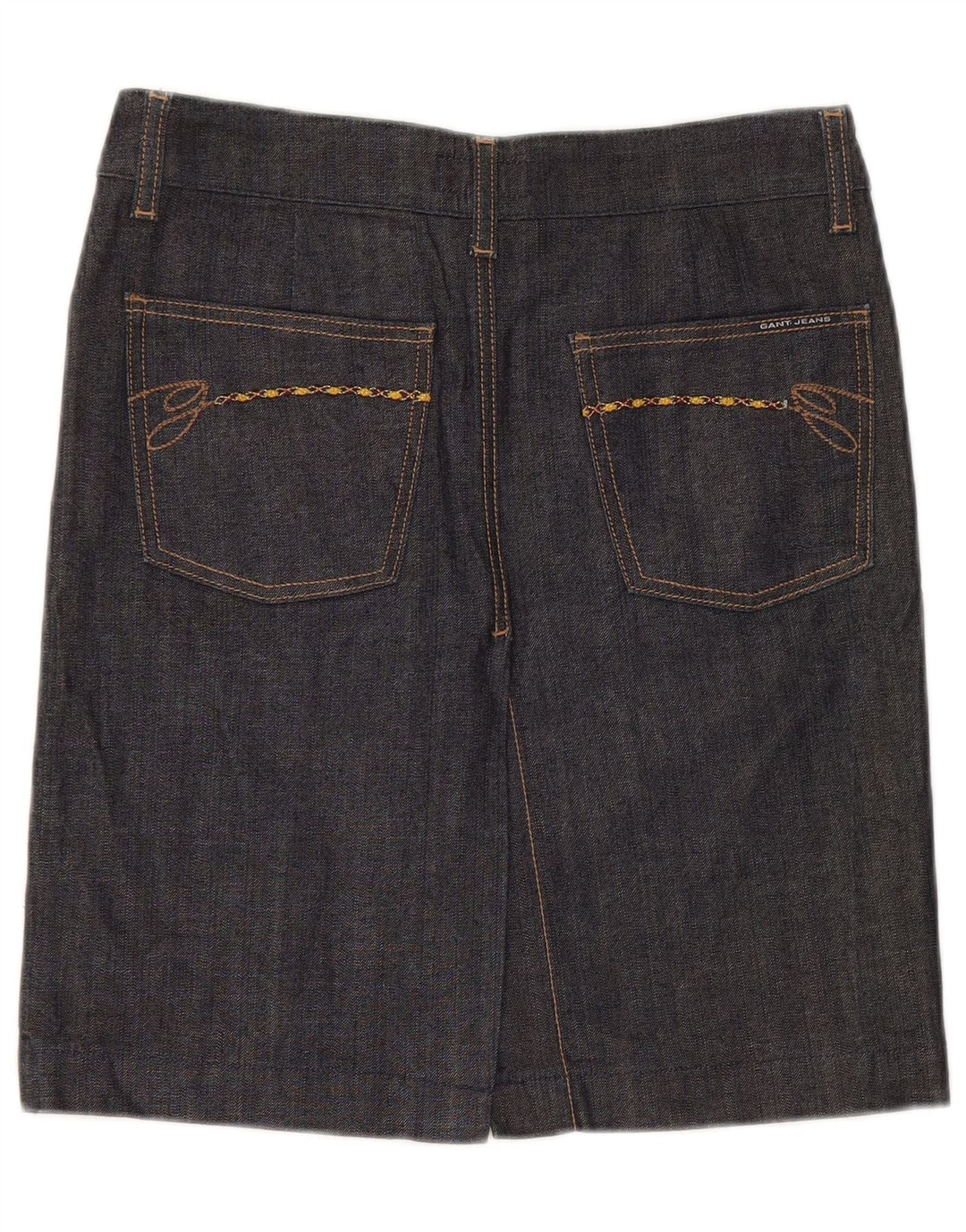 Fusta de blugi pentru femei Gant EU 36 Small W28 Bumbac negru