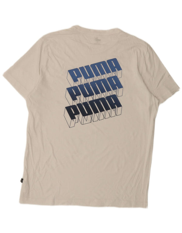 Tricou grafic Puma pentru bărbați Top 2XL Bumbac alb