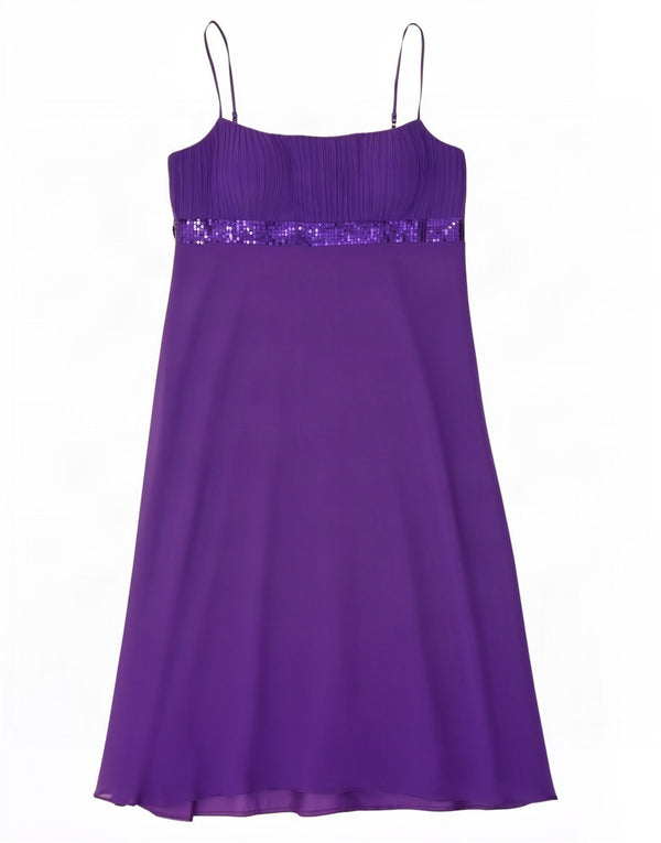 Rochie maxi fără mâneci pentru femei Debut UK 16 mare violet