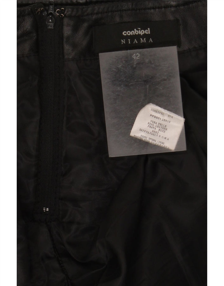 CONBIPEL Fusta din piele Niama pentru femei IT 42 Medium W32 Piele neagra