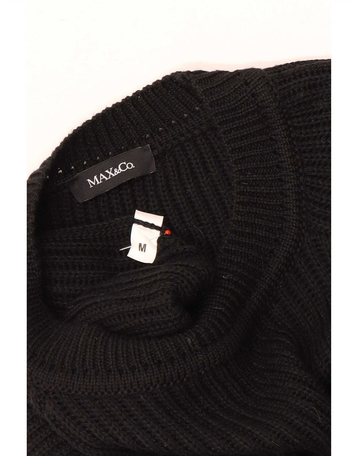 Max & Co. Pulover pentru femei cu gâtul cu barca UK 14 Medium Black
