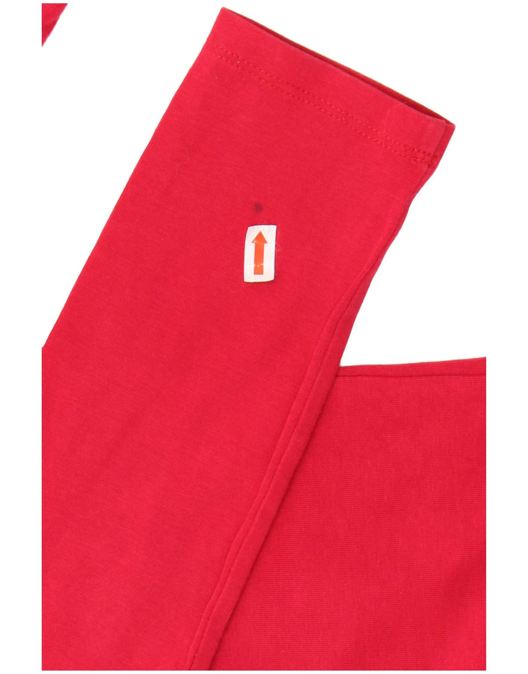 Top grafic pentru fete GUESS cu mânecă lungă 11-12 ani, bumbac roșu