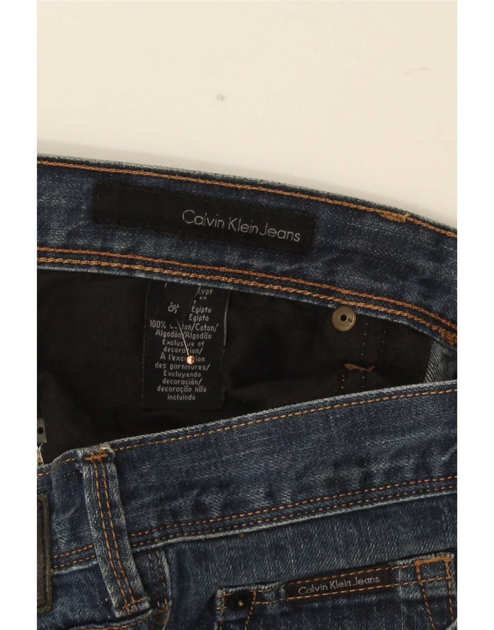 Calvin Klein Blugi drepti pentru bărbați W36 L29 Bumbac albastru