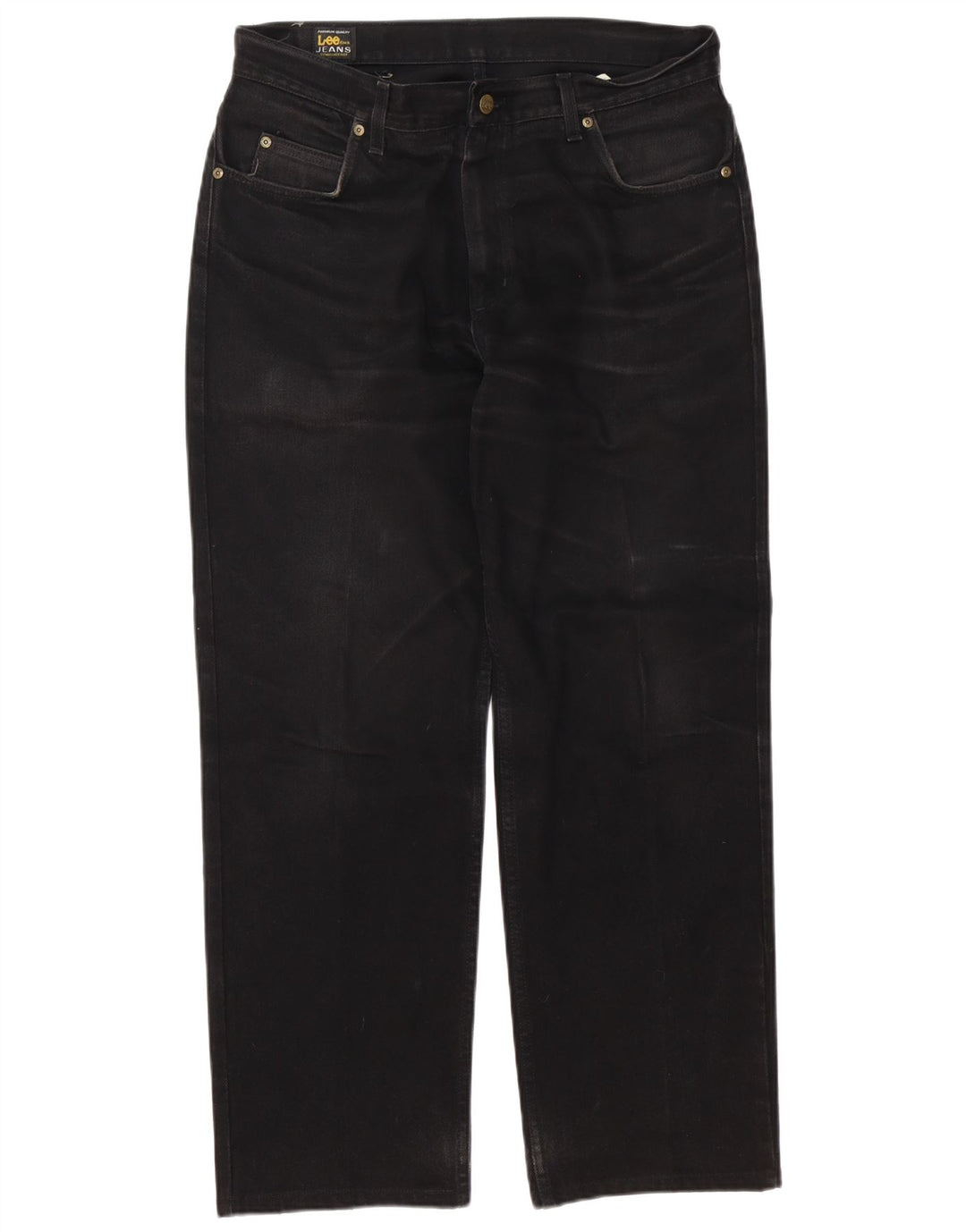 Blugi Lee Broken In Straight pentru bărbați W36 L32 bumbac negru